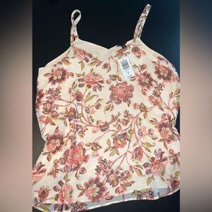 Torrid Sophie Storybook Floral Chiffon Top Size 00 (M/L) NWT cottagecore